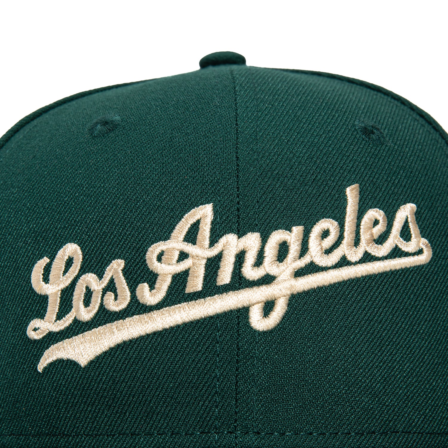 New Era 59Fifty Los Angeles Dodgers 40th Anniversary Patch Script Hat - Green, Ivory