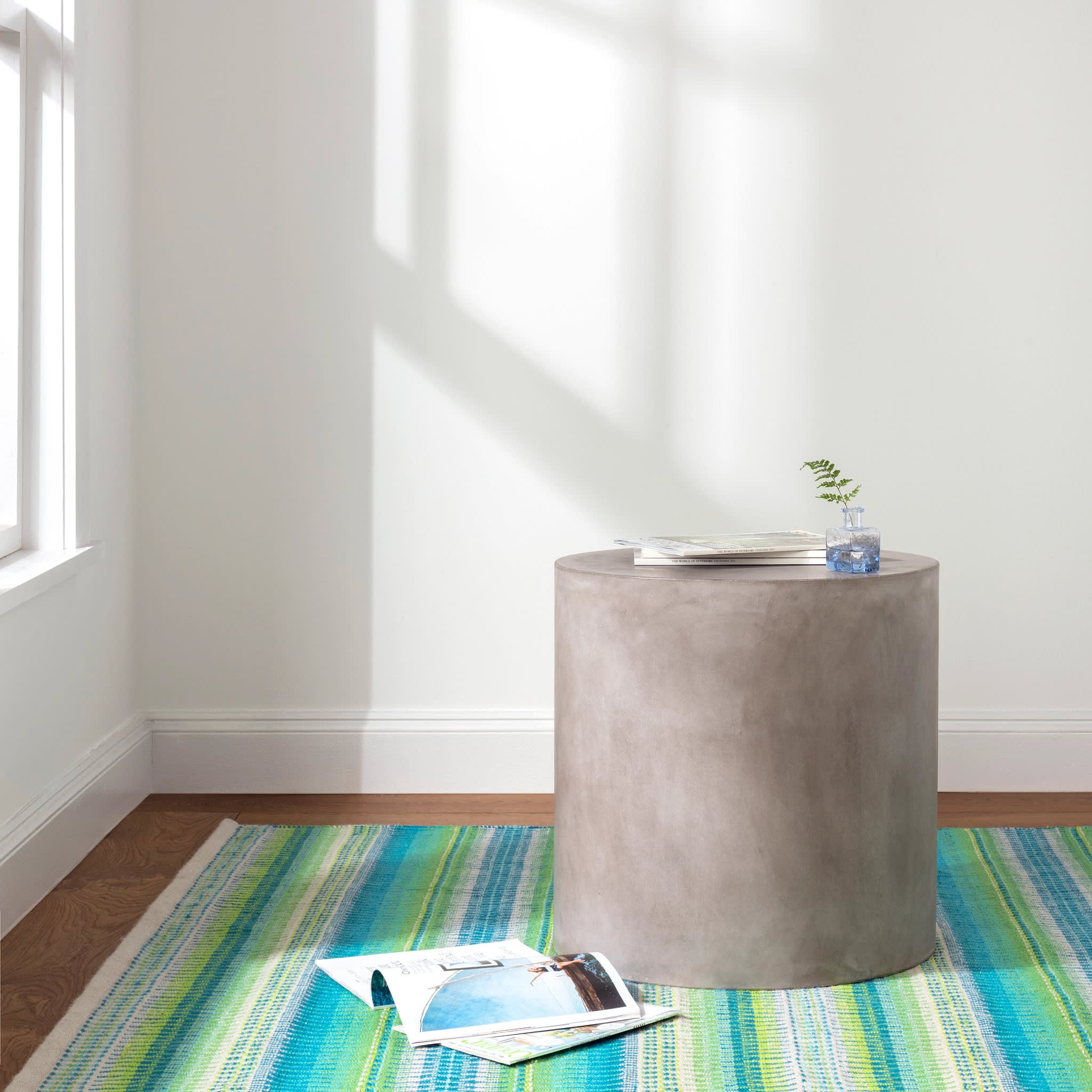 Folly Blue/Green Handwoven Indoor/Outdoor Rug