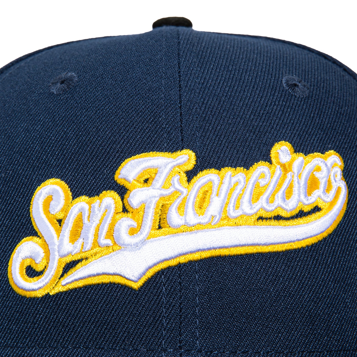 New Era 59Fifty San Francisco Giants 2007 All Star Game Patch Script Hat - Navy, Black, Yellow