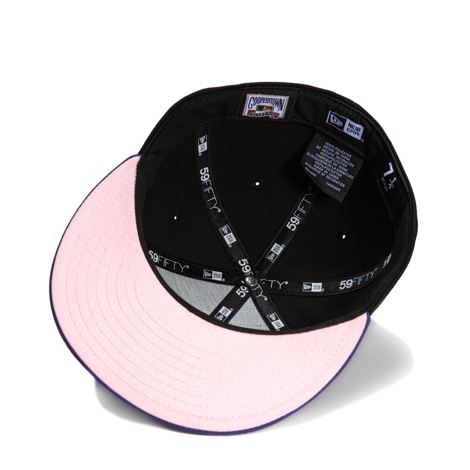 New Era 59Fifty Arizona Diamondbacks Inaugural Patch Pink UV D Hat - Black, Purple