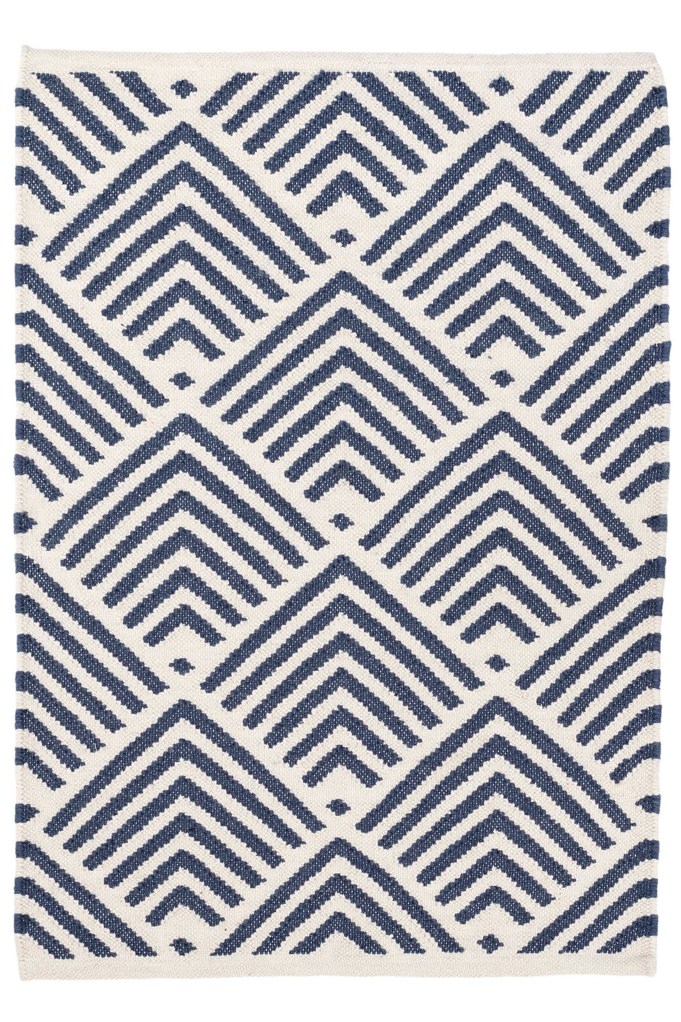 Cleo Navy Handwoven Indoor/Outdoor Rug