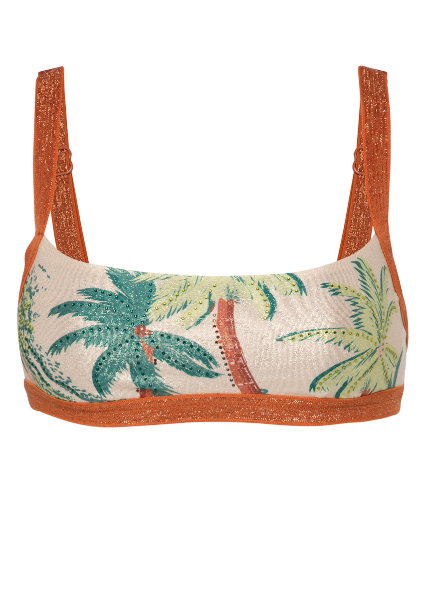 Maaji Palm Glow Kinsley Classic Bralette Bikini Top