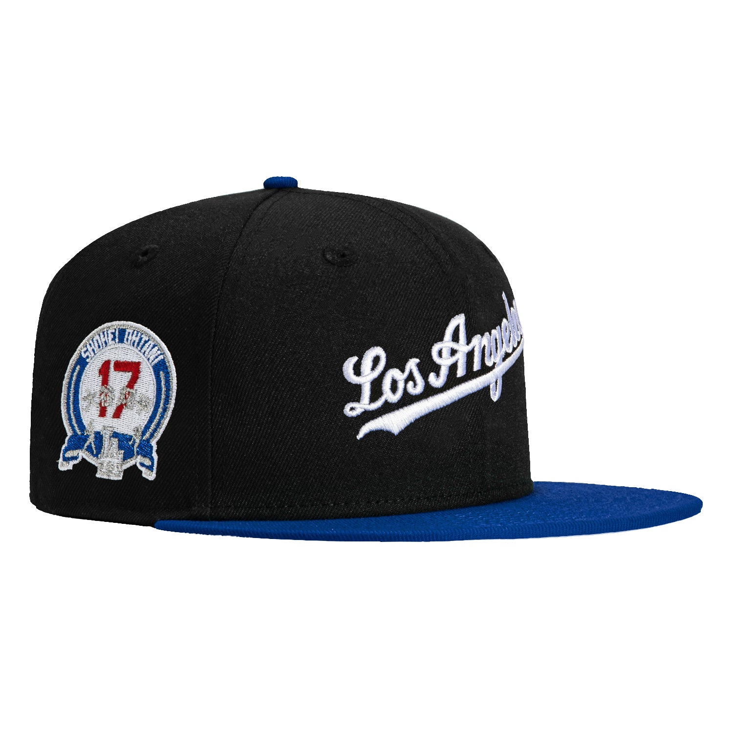 New Era 59Fifty Los Angeles Dodgers Shohei Ohtani Patch Script Hat - Black, Royal