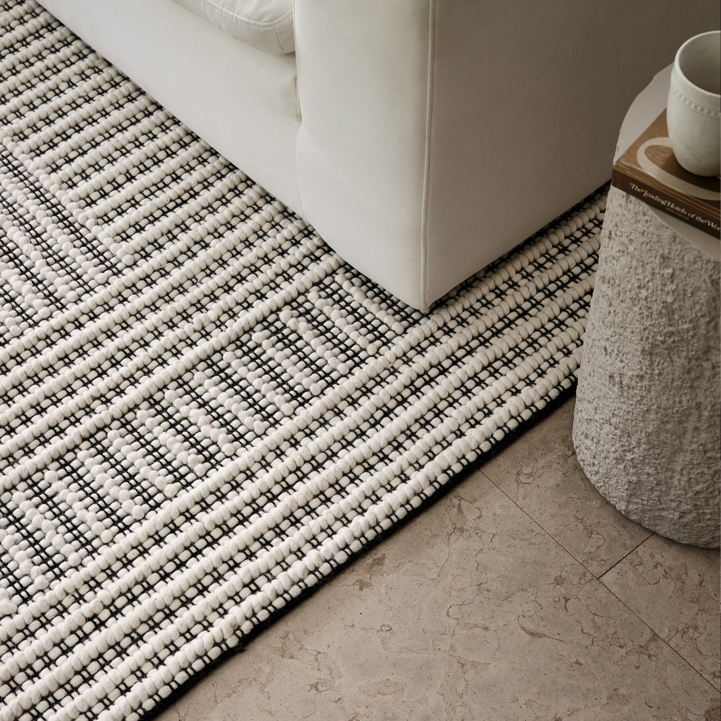 Devon Wool Rug | Ivory