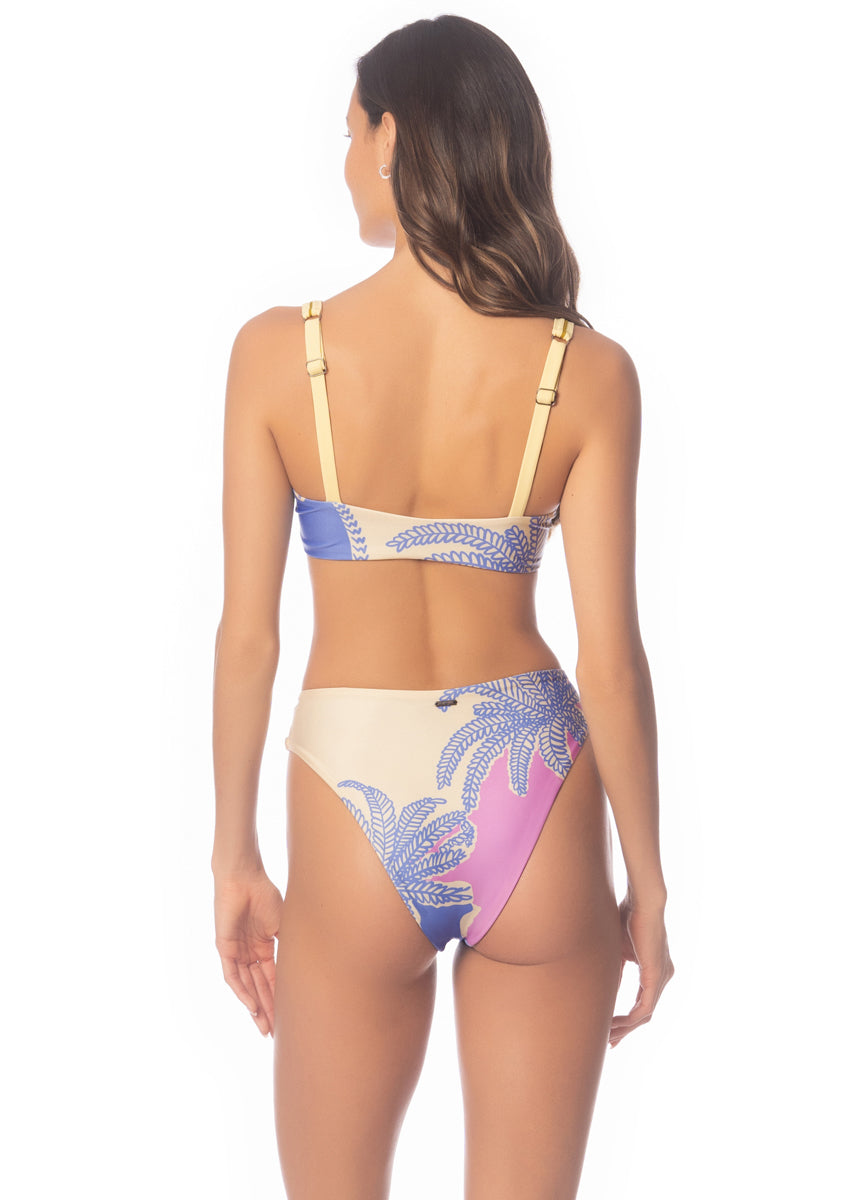 Maaji Periwinkle Palms Inessa Classic Bralette Bikini Top