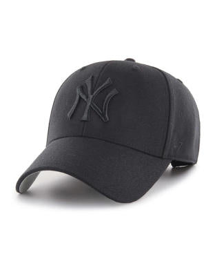 47 Brand New York Yankees MVP Adjustable Hat - Black, Black