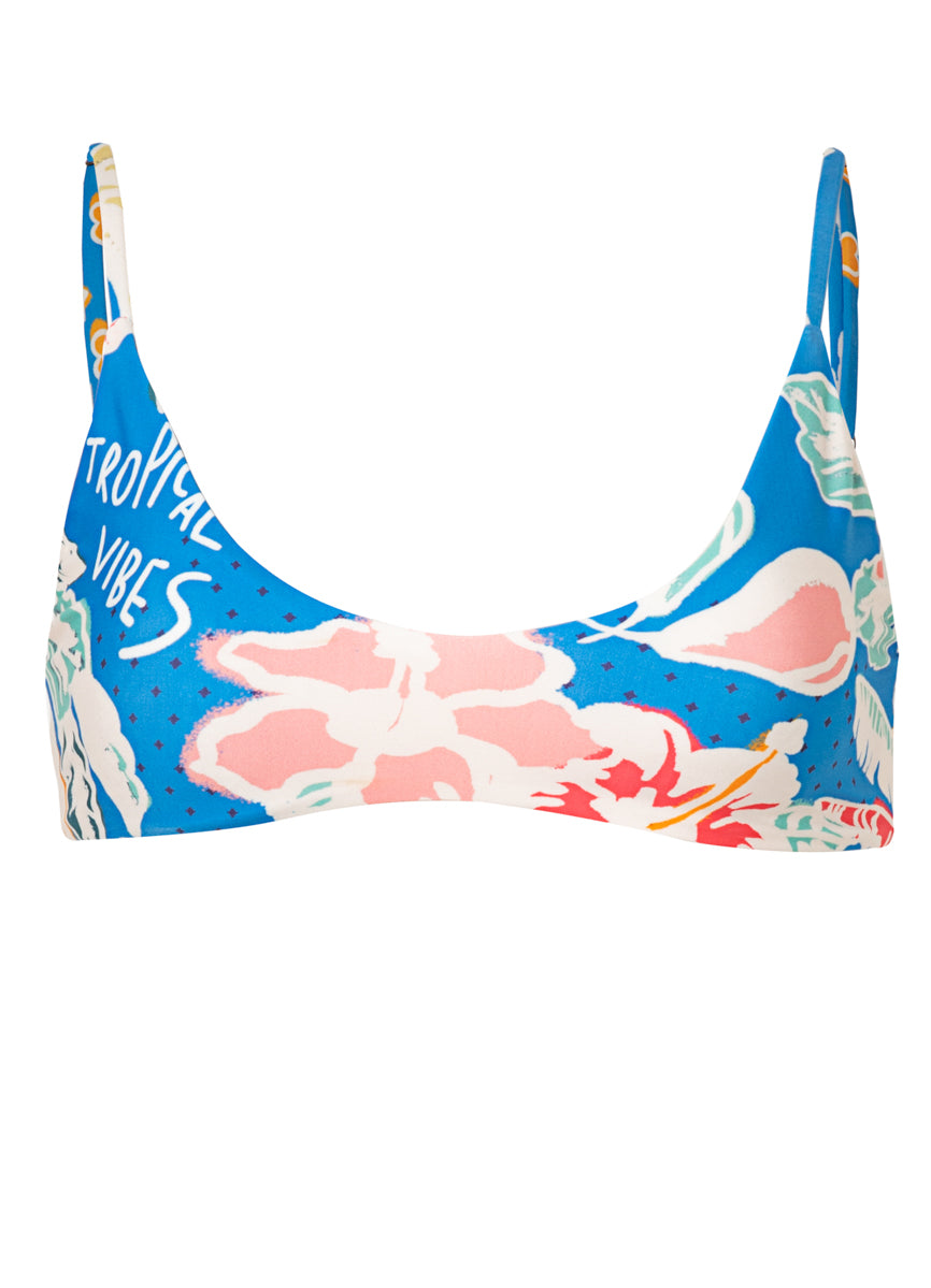 Maaji Tropical Bliss Liberties Classic Bralette Bikini Top