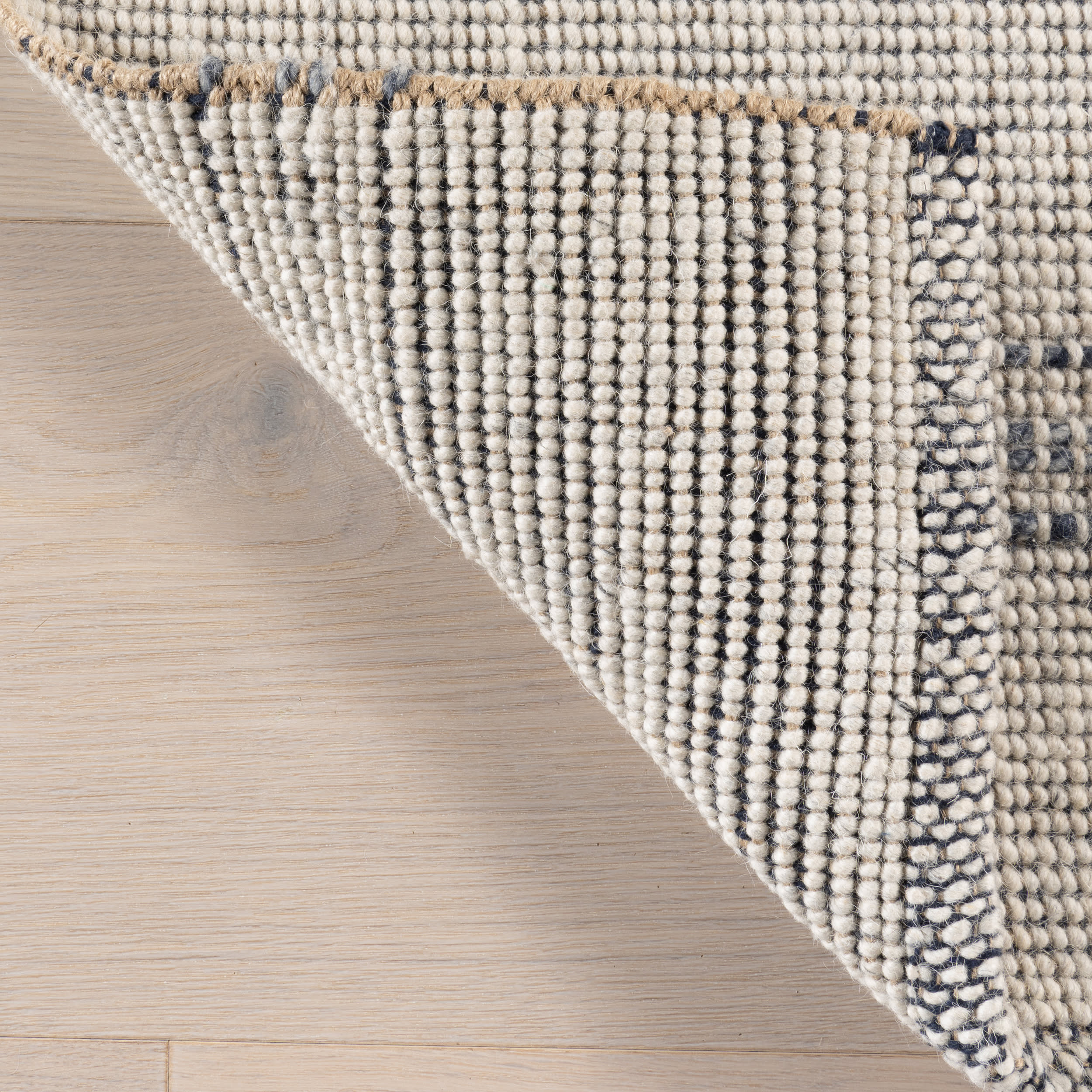 Cressida Striped Rug | Ivory