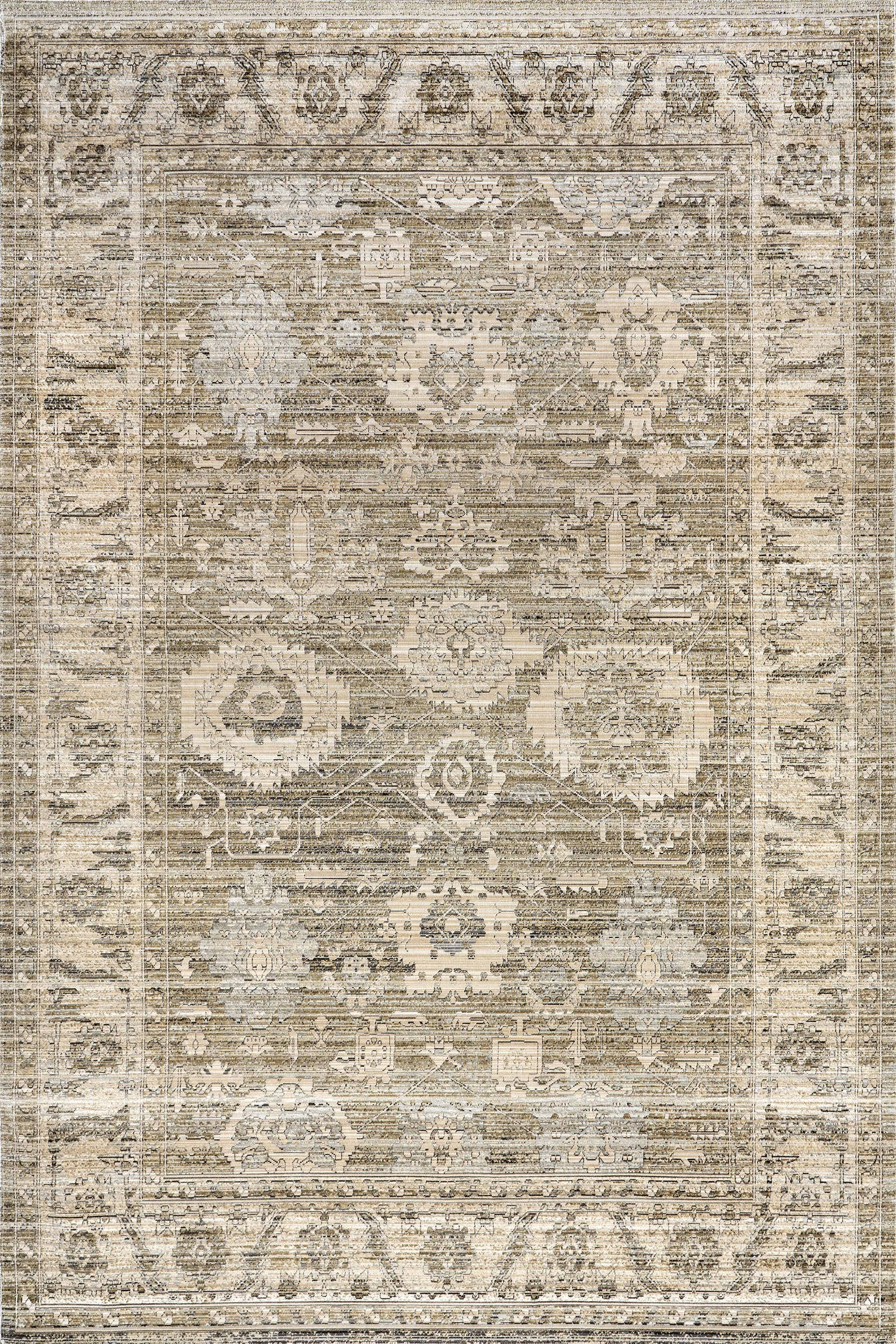 Kailani Indoor/Outdoor Washable Rug | Light Grey