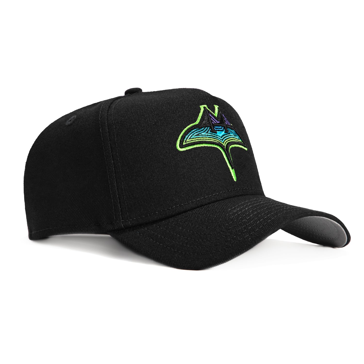 New Era 9Forty A-Frame Tampa Bay Rays Snapback Hat - Black