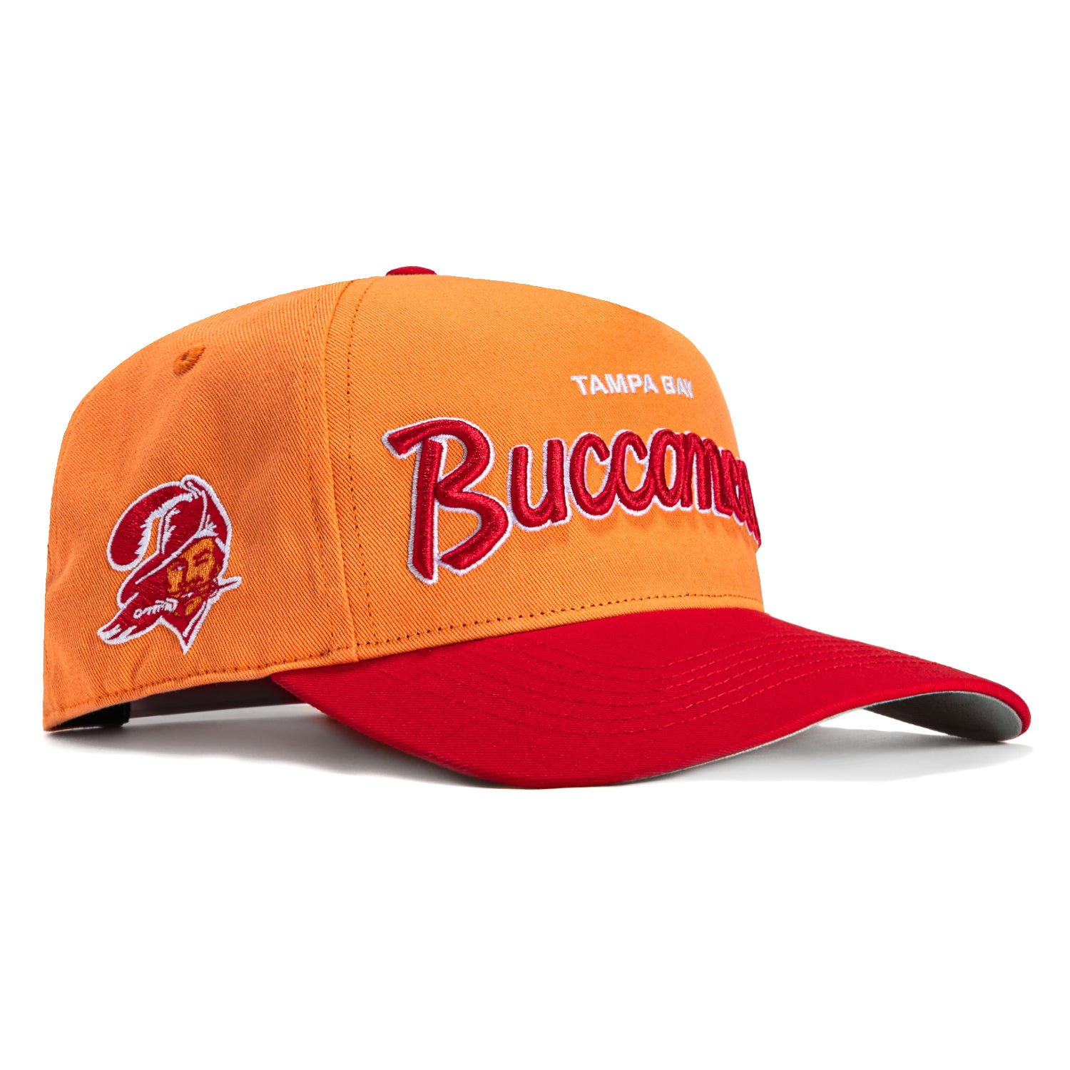 47 Brand Hitch Crosstown Tampa Bay Buccaneers Snapback Script Hat - Orange, Red