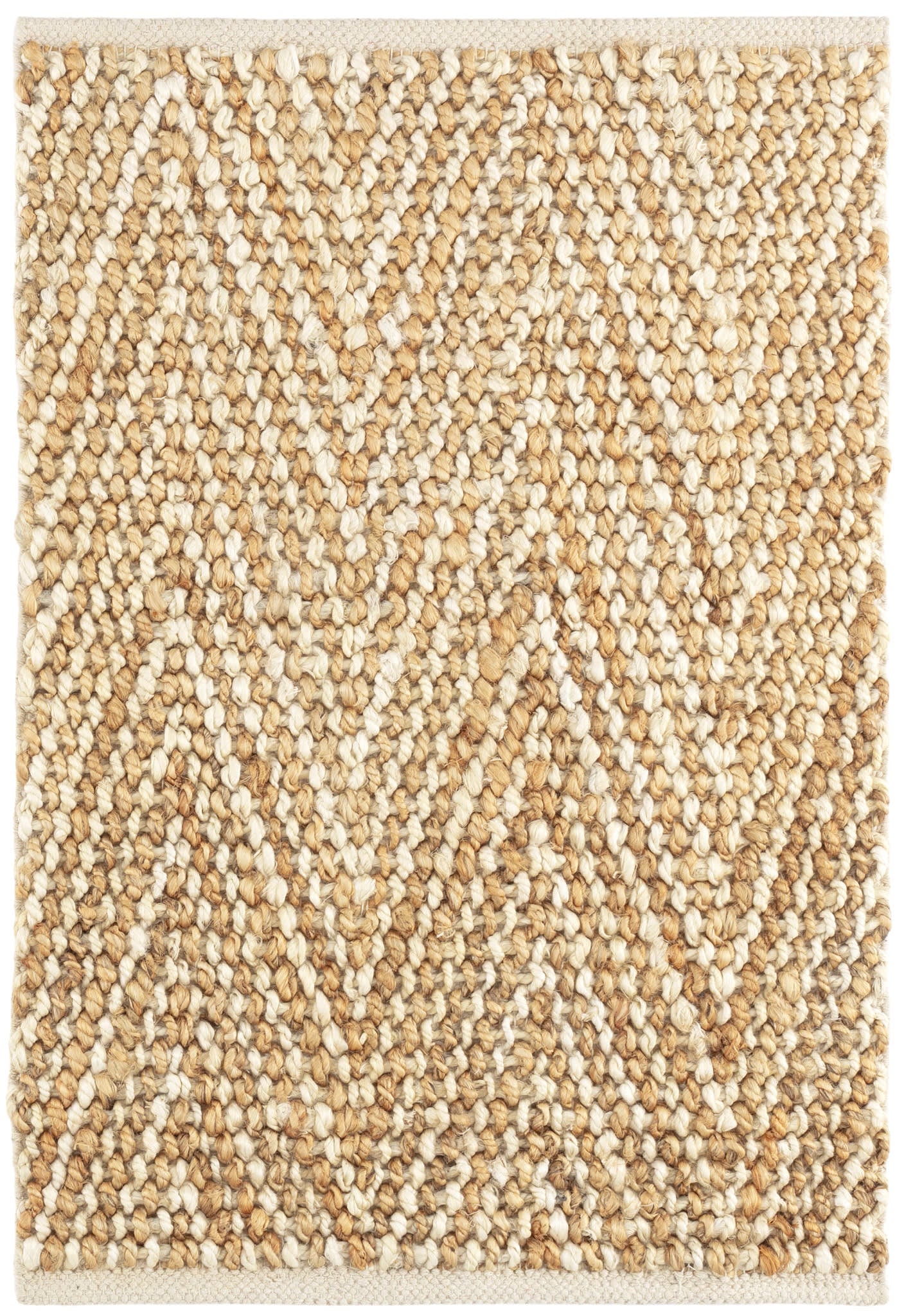 Meghan Ivory/Natural Handwoven Jute Rug