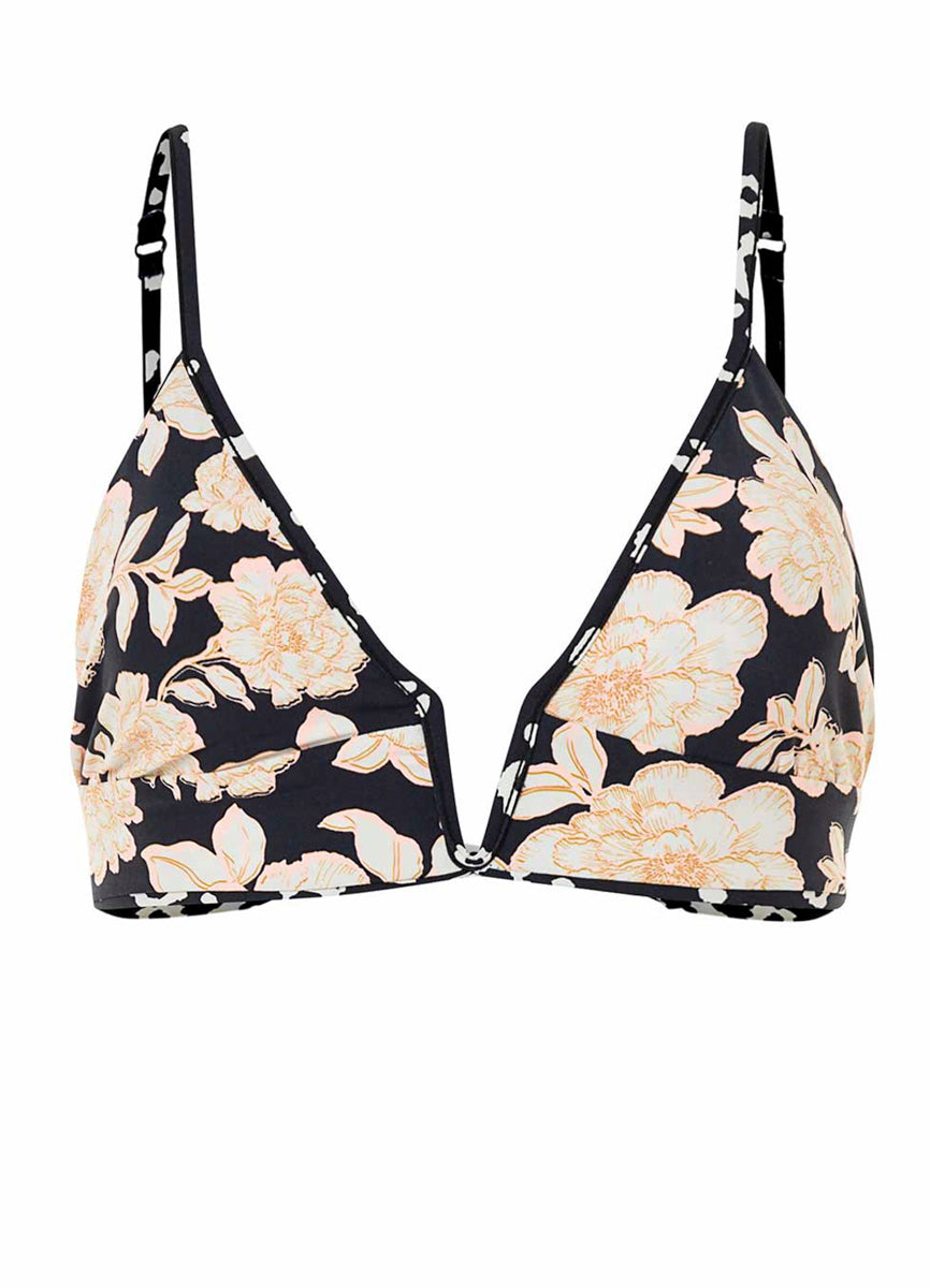 Maaji Ink Cheeta Parade Long Line Triangle Bikini Top