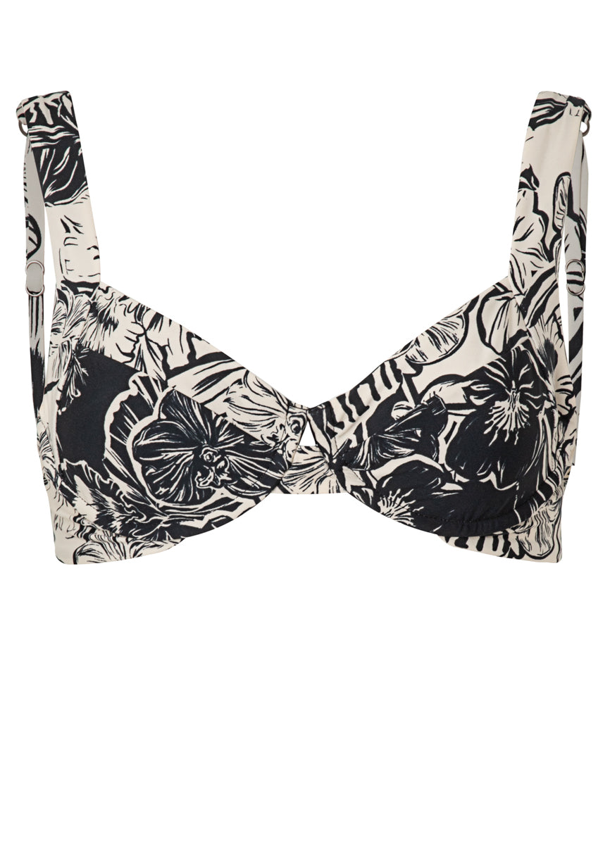 Maaji Sepia Fiori Archie Underwire Bikini Top