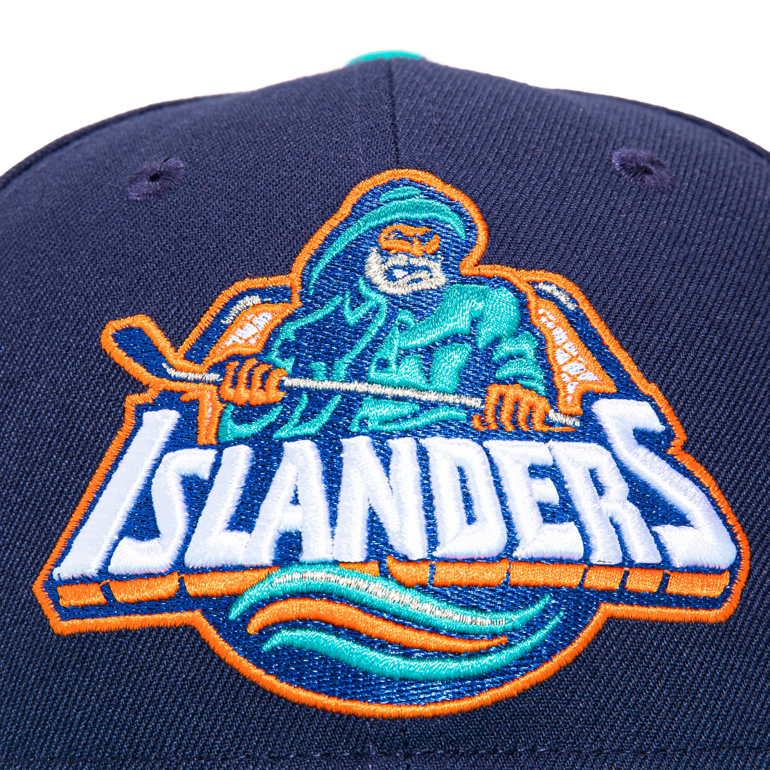 New Era 59Fifty New York Islanders 25th Anniversary Patch Hat - Light Navy, Teal