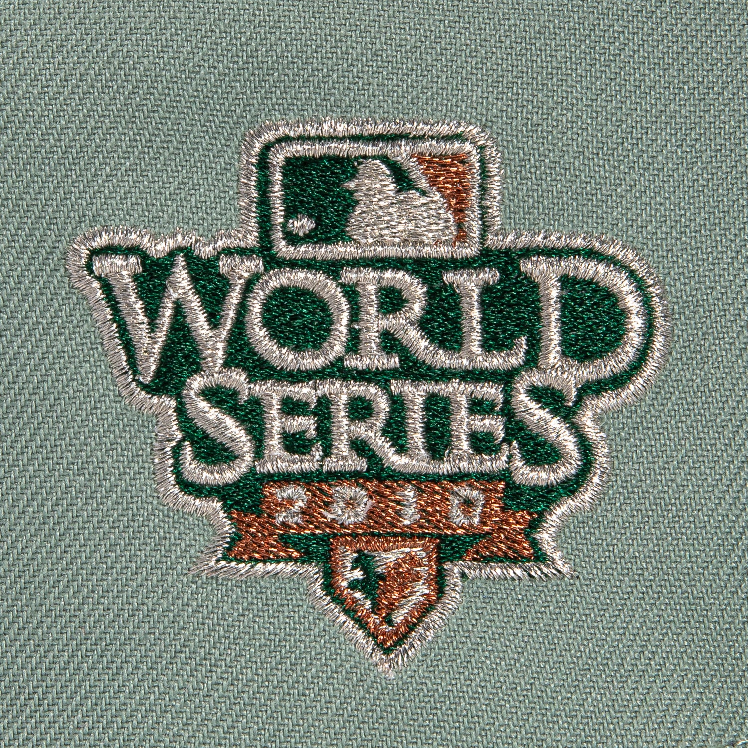 New Era 59Fifty San Francisco Giants 2010 World Series Patch Hat - Everest Green