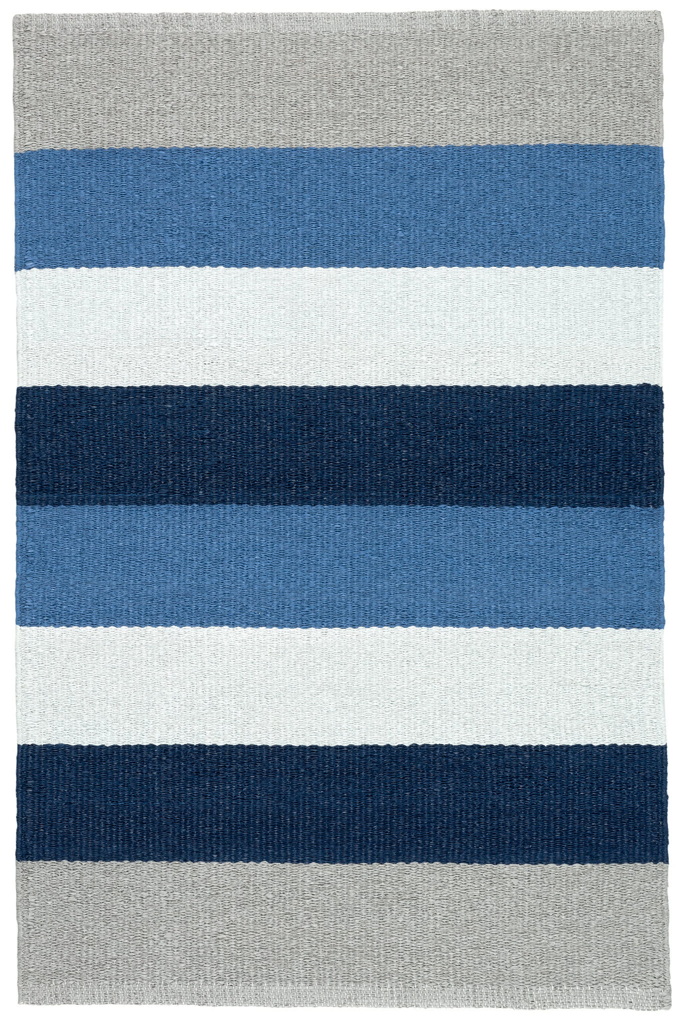 Ocean Stripe Handwoven Indoor/Outdoor Rug