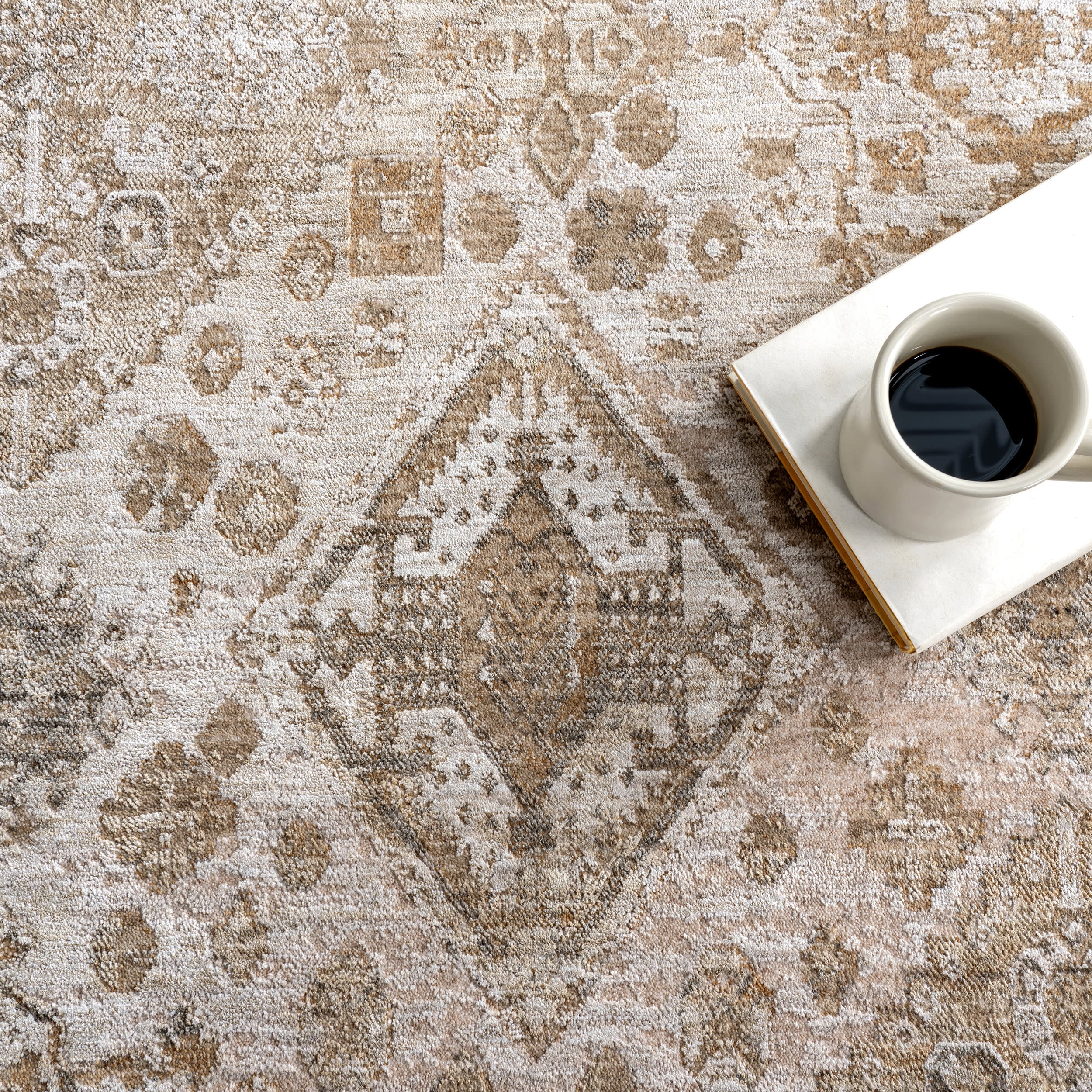 Adah Vintage Rug | Taupe