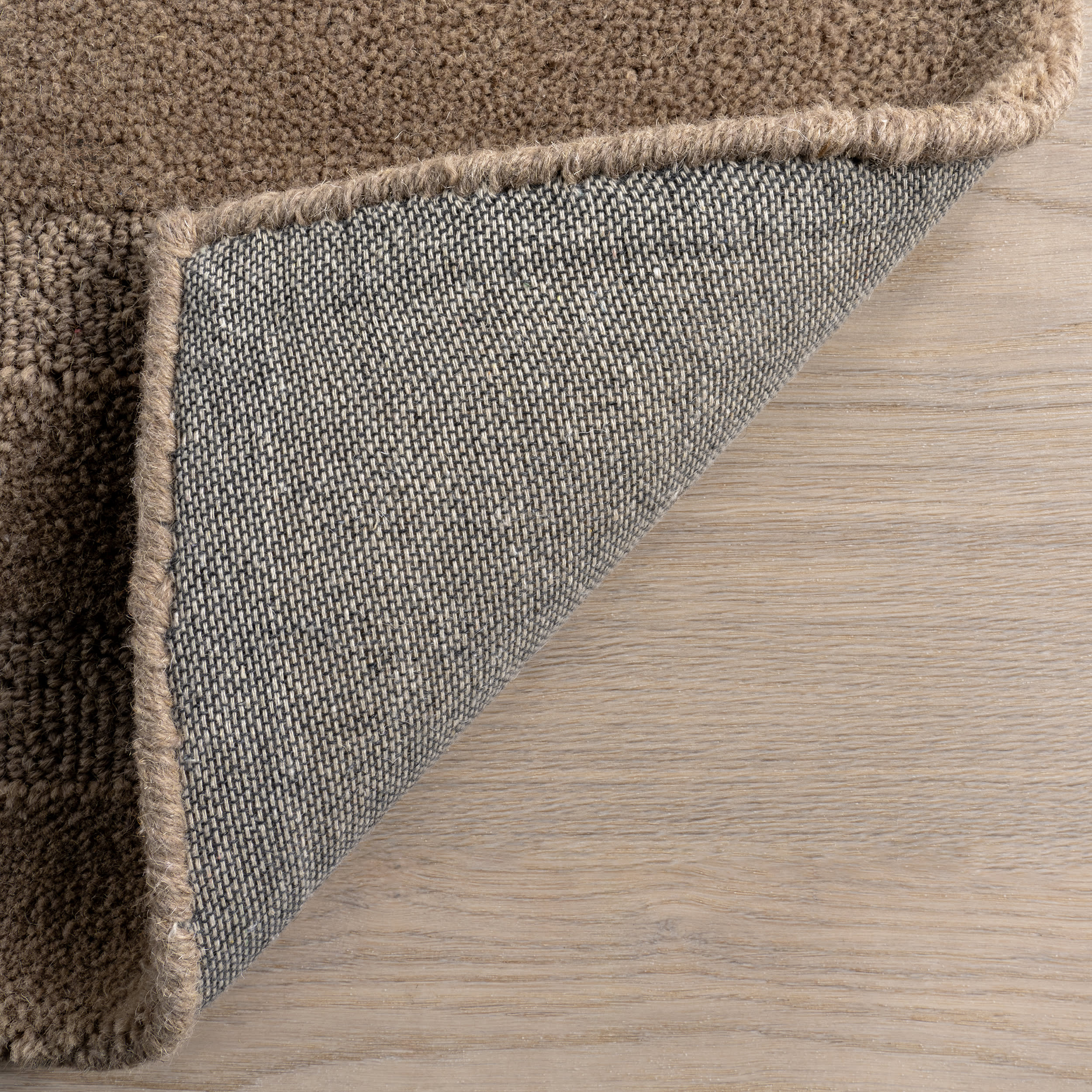 Vestry Striped Wool Rug | Brown