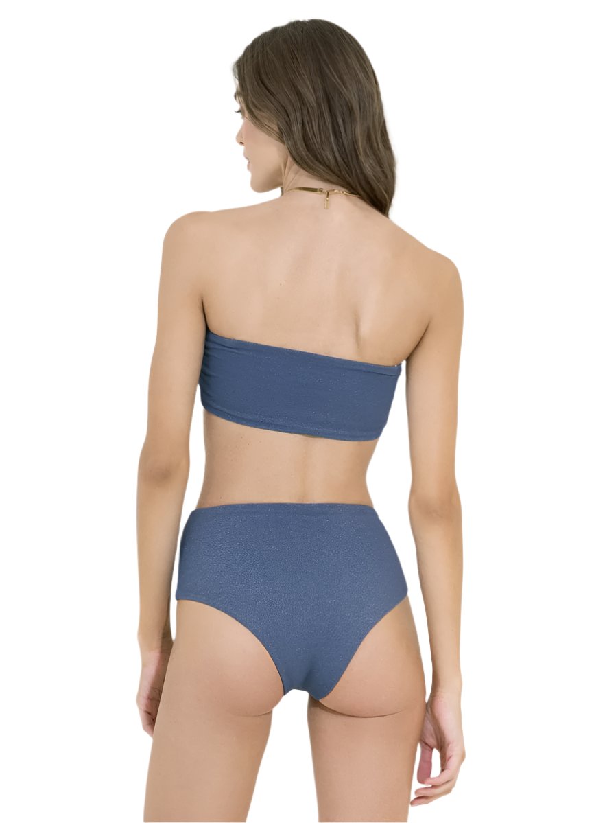 Maaji Blue Lagoon Venus Mid Rise Bikini Bottom