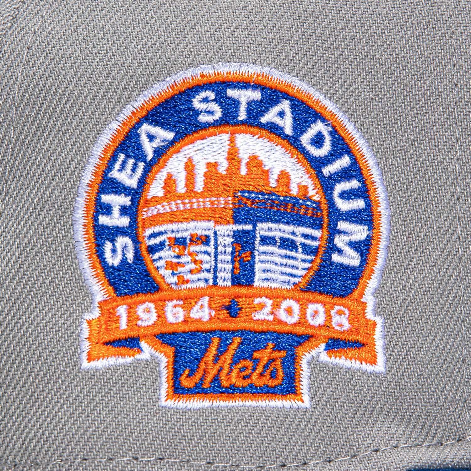 New Era 59Fifty New York Mets Shea Stadium Patch Word Hat - Grey, Royal