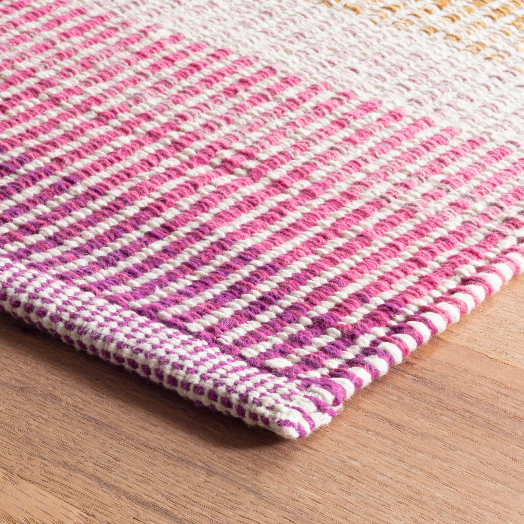 Watercolor Horizon Handwoven Cotton Rug