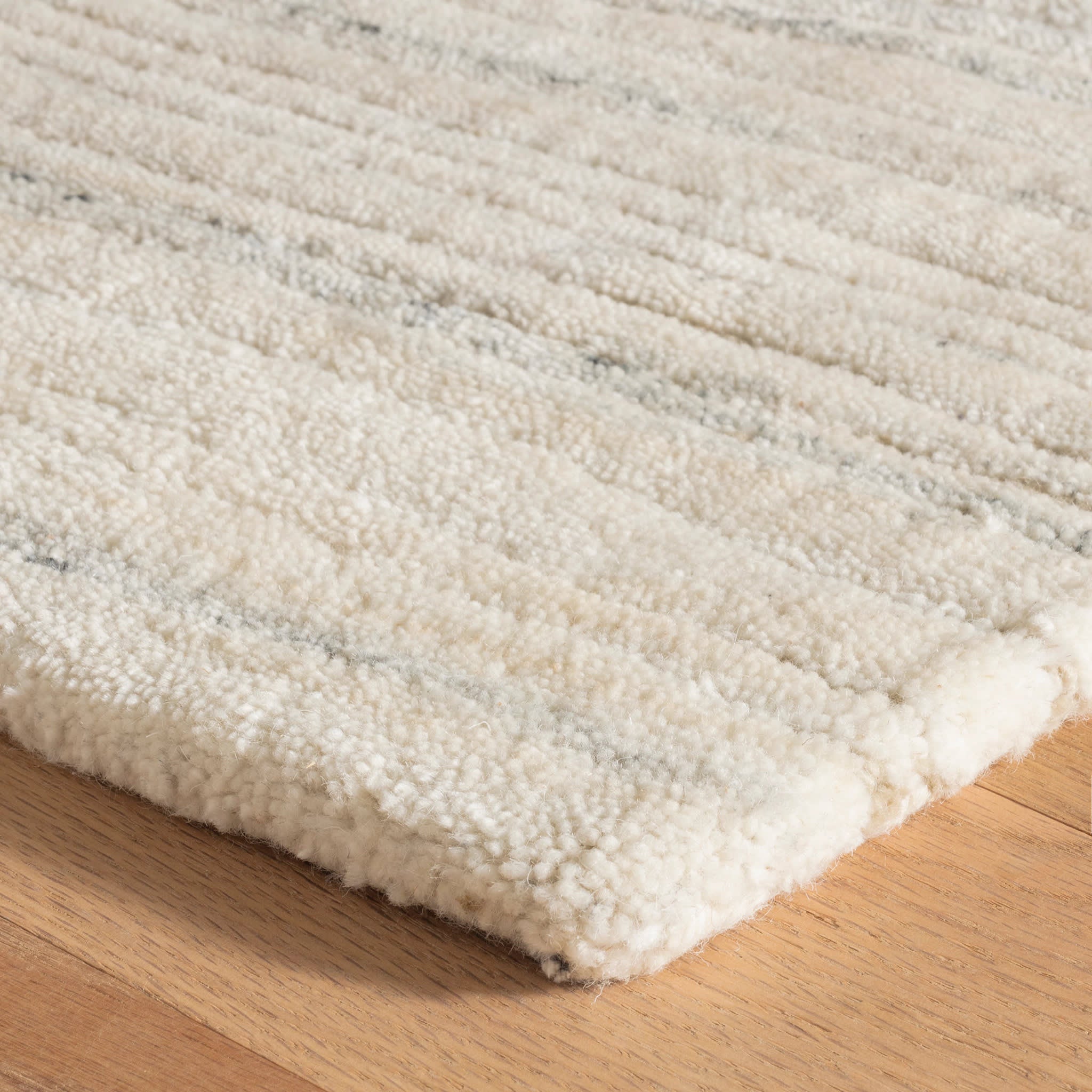 Avery Oatmeal Hand Tufted Wool Rug