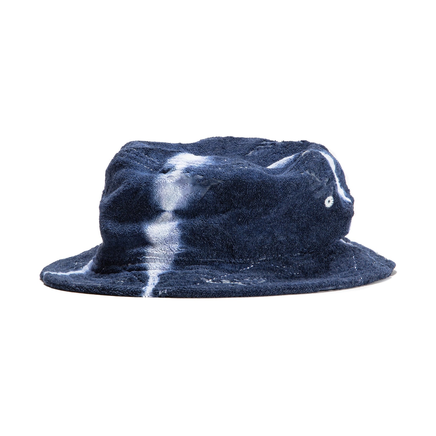 Paper Planes Tie Dye Jacquard Bucket Hat - Navy