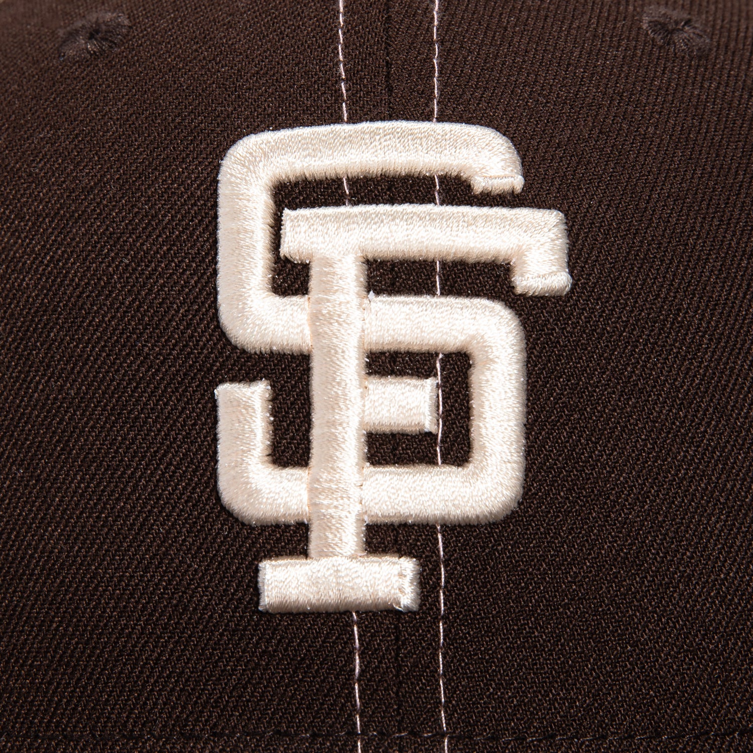 New Era 59Fifty Pink Contrast Stitch San Francisco Giants 25th Anniversary Patch Hat - Brown