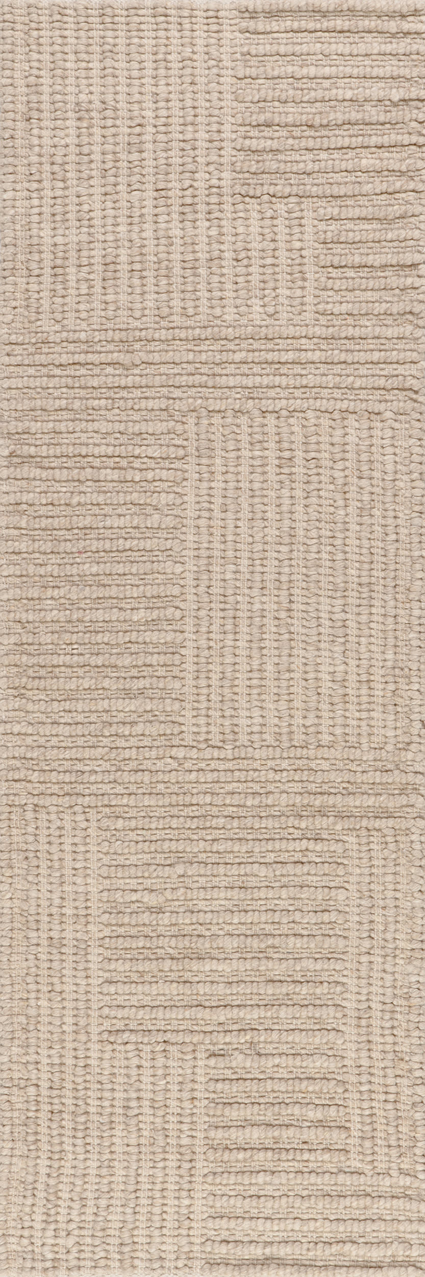 Skye Modern High-Low Rug | Beige