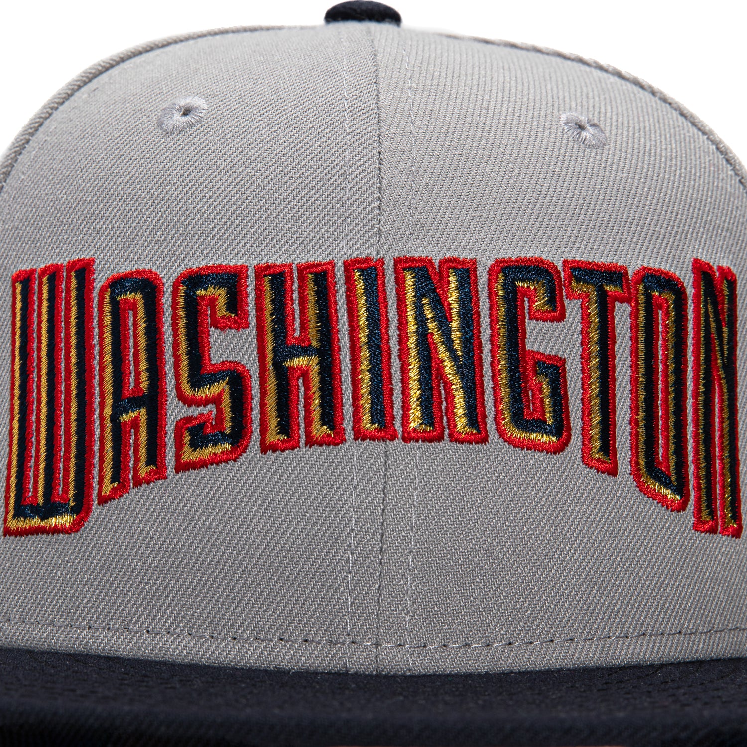 New Era 59Fifty Washington Nationals RFK Stadium Patch Word Hat - Grey, Navy