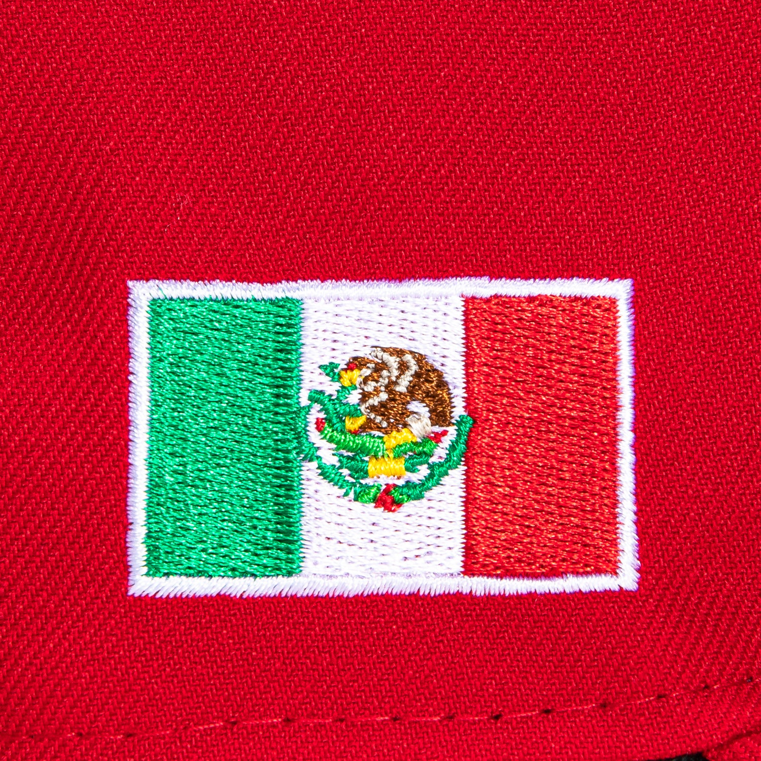 New Era 59Fifty Mexico World Baseball Classic Mexico Flag Patch Hat - Red