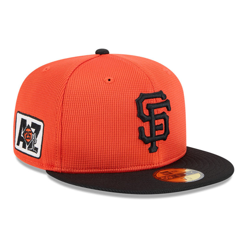 New Era 59Fifty San Francisco Giants 2025 Spring Training Patch Hat - Orange, Black