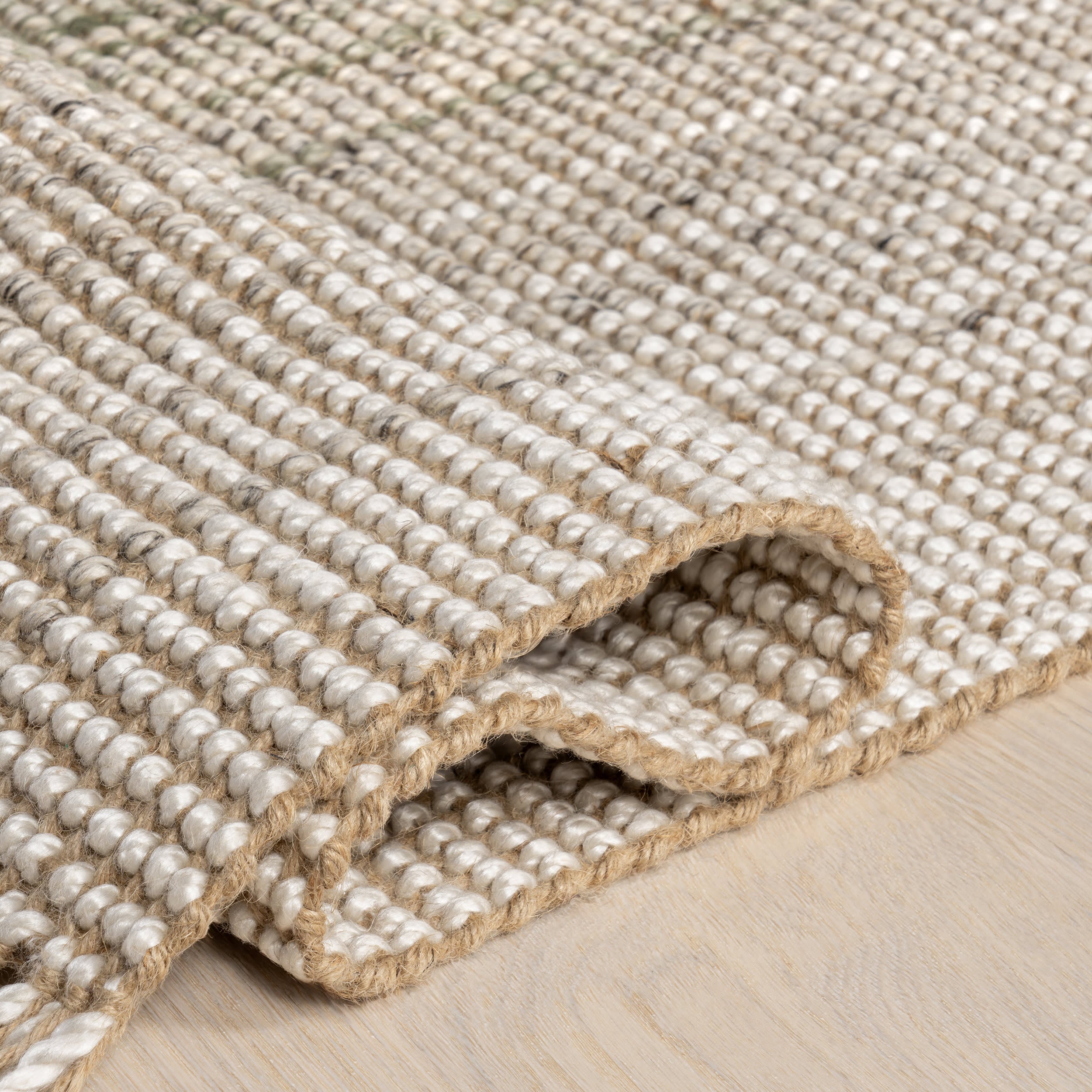 Tatum Ombre Jute-Blend Rug | Green