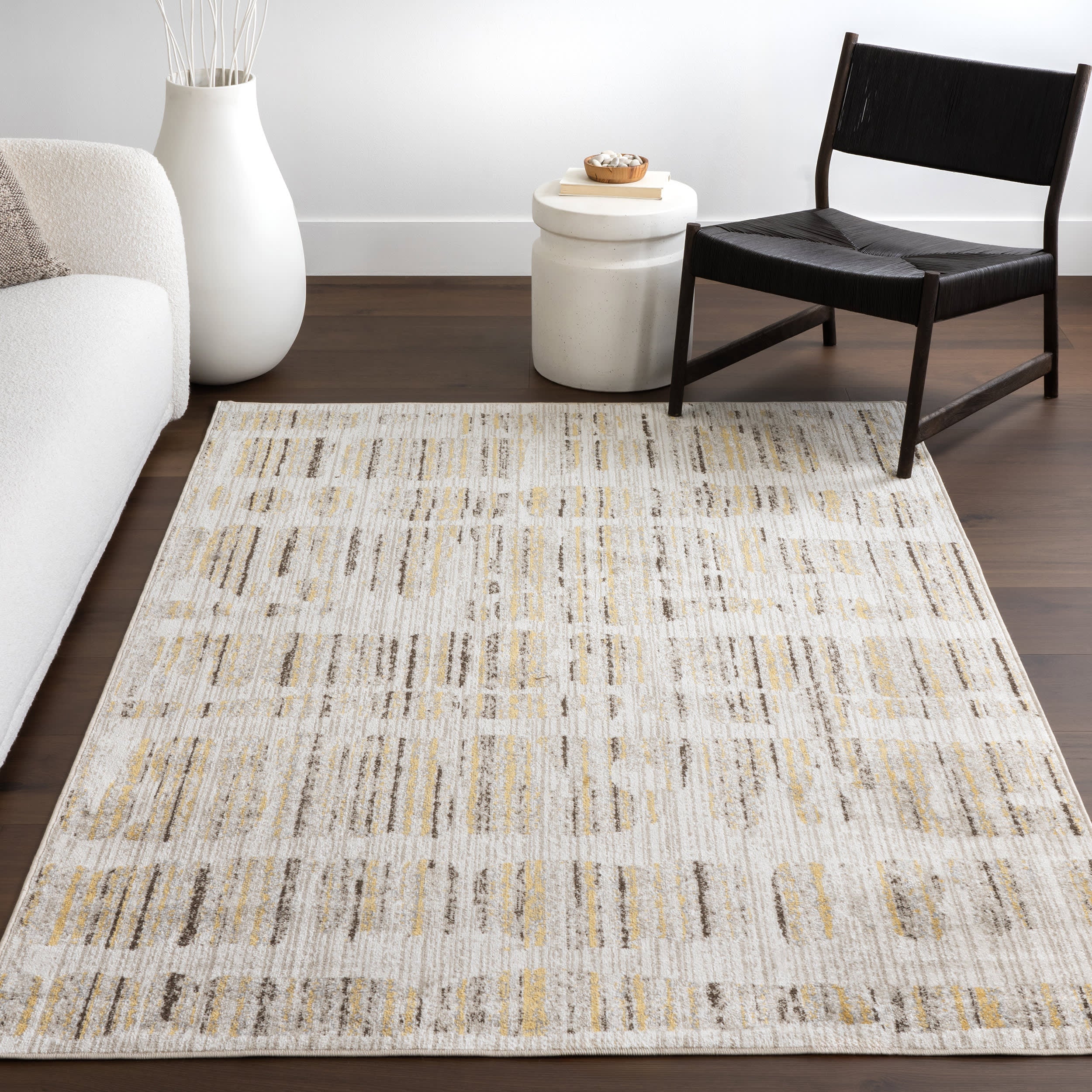 Jazlyn Abstract Washable Rug | Multicolor