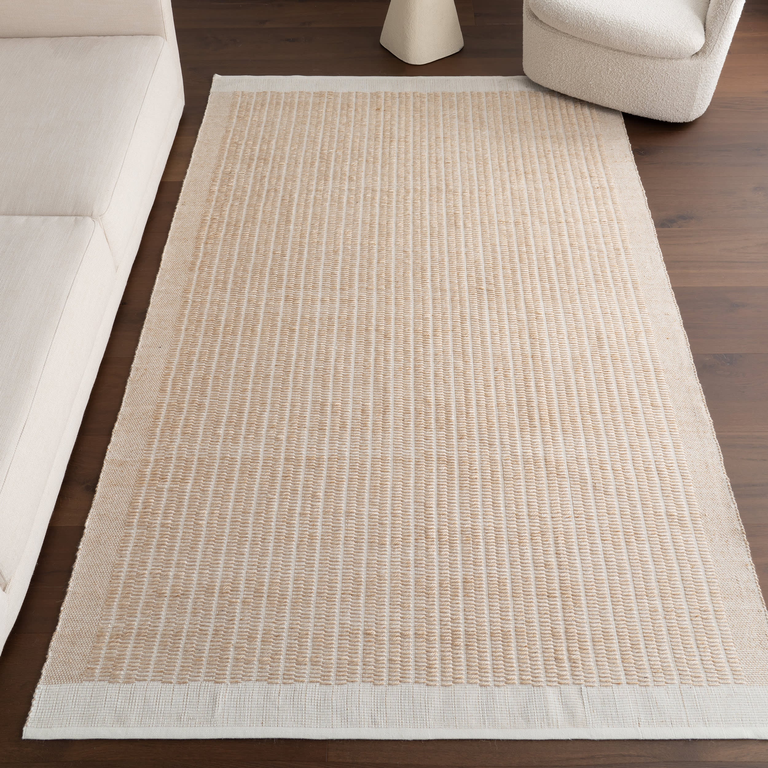 Tarni Striped Indoor/Outdoor Rug | Beige