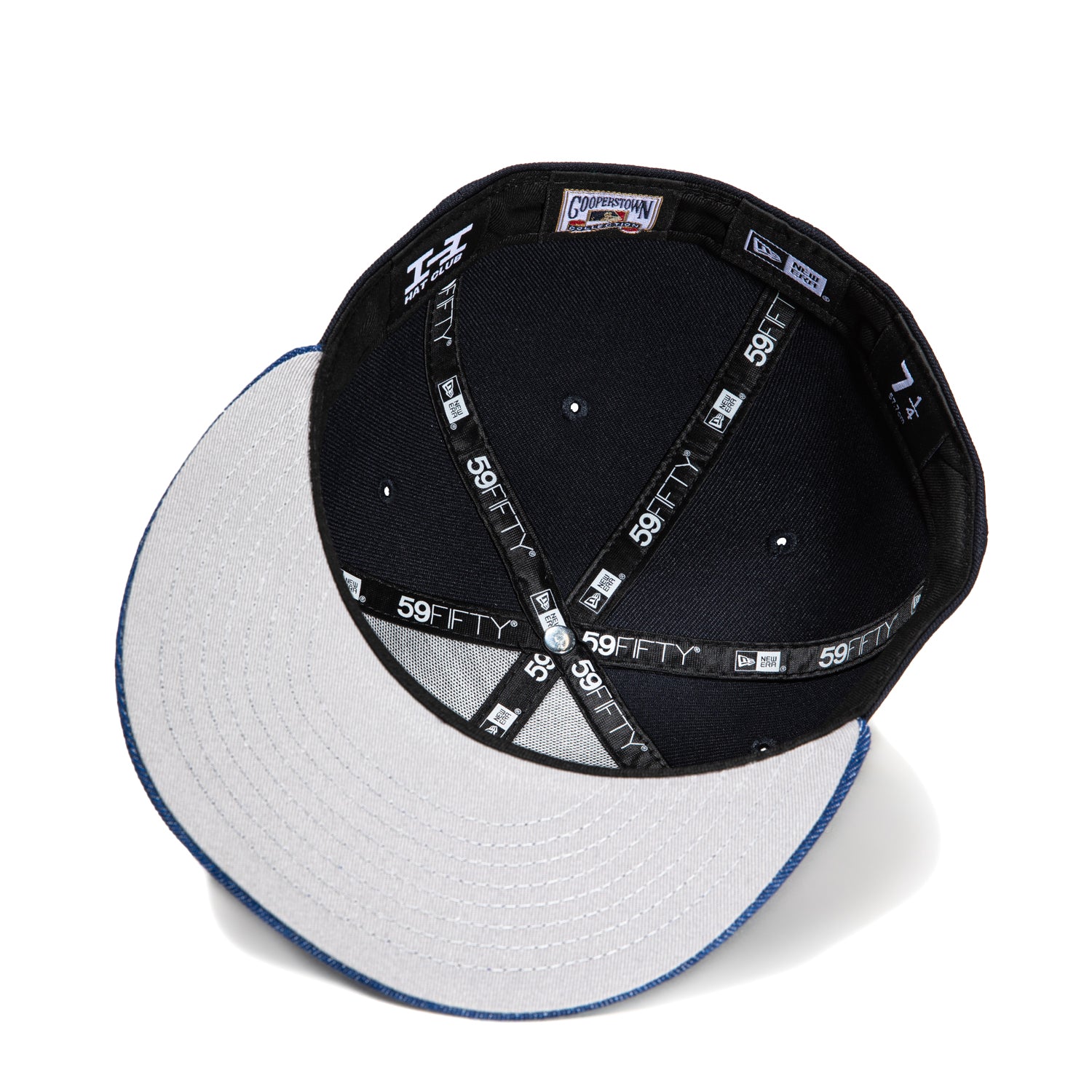 New Era 59Fifty Denim Pack Los Angeles Dodgers 50th Anniversary Stadium Patch Hat - Navy, Denim Royal