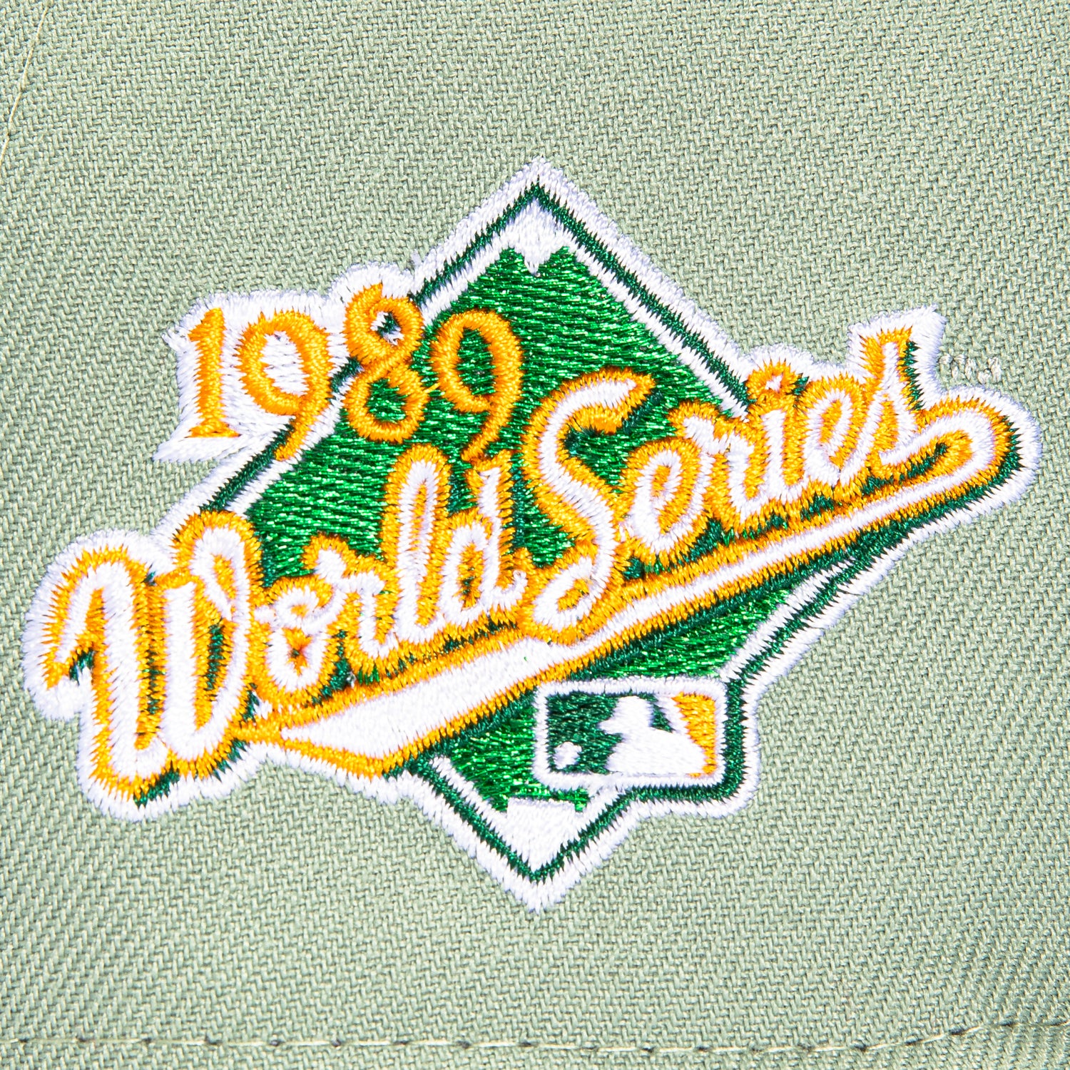 New Era 59Fifty San Francisco Giants 1989 World Series Patch Orange Hat - Everest Green, Green