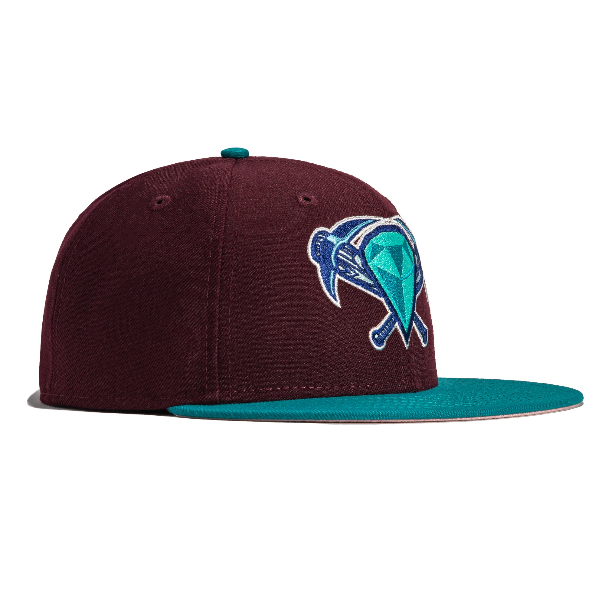 New Era 59Fifty West Tenn Diamond Jaxx Hat - Maroon, Teal, Pink