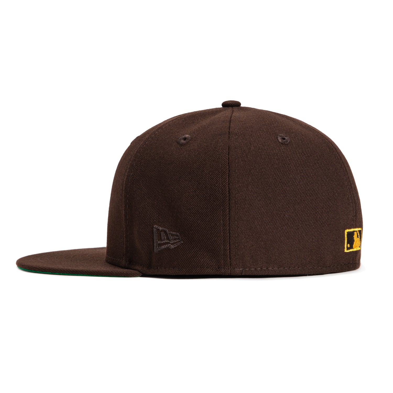 New Era 59Fifty Gold Rush Los Angeles Dodgers 50th Anniversary Stadium Patch Hat - Dark Brown, Metallic Gold