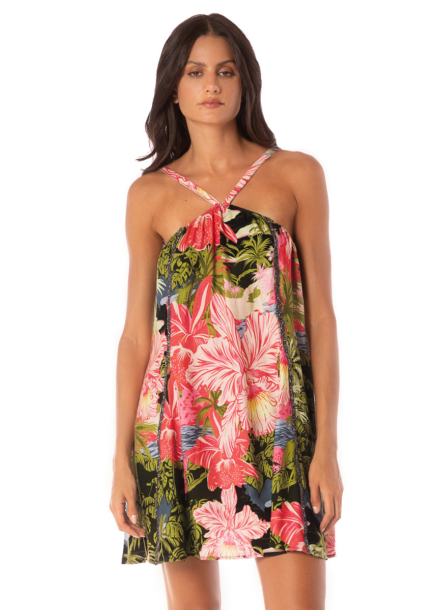 Maaji Neo Hawaiian Lusine Short Dress