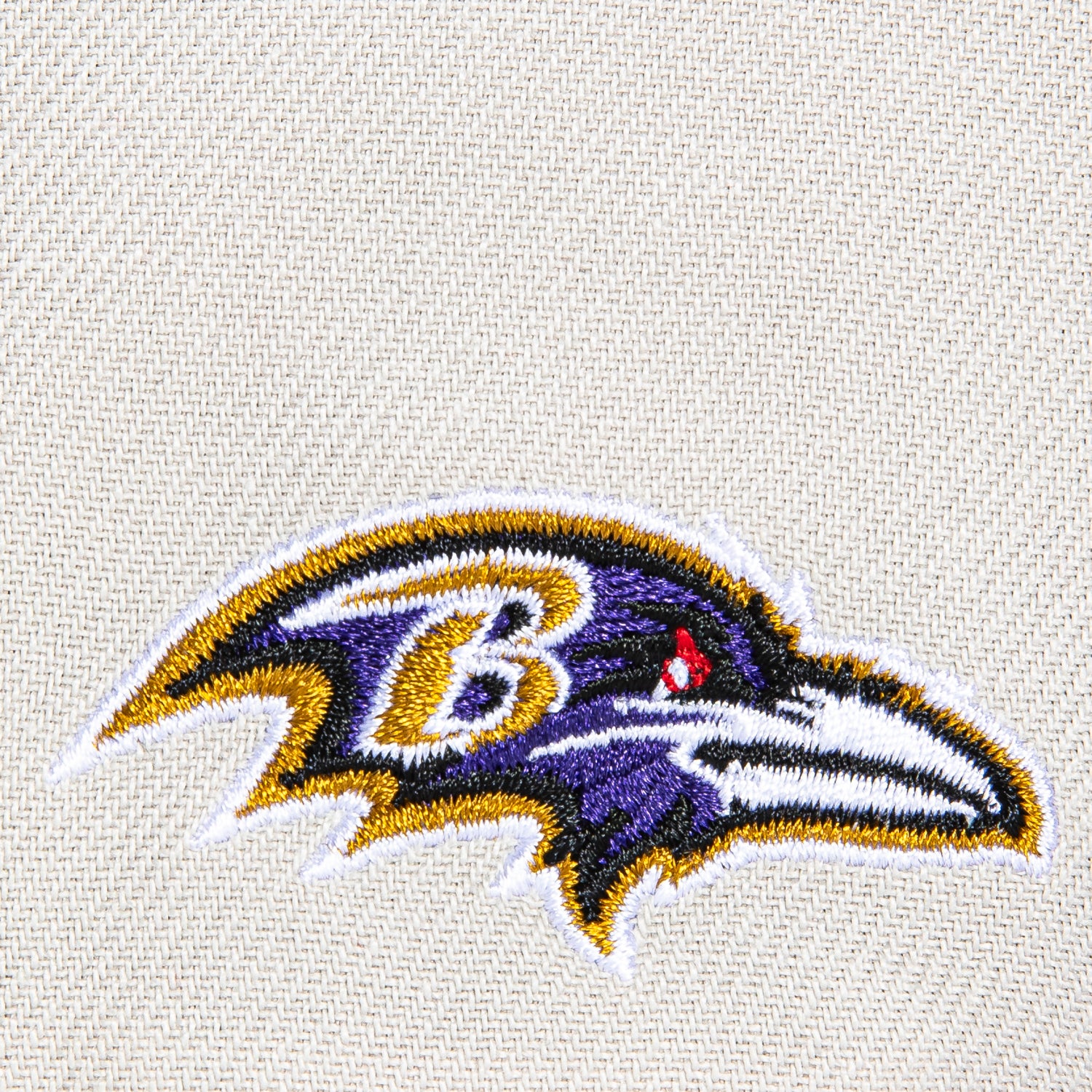 New Era 59Fifty City Stone Dome Baltimore Ravens Logo Patch Hat - Stone, Purple