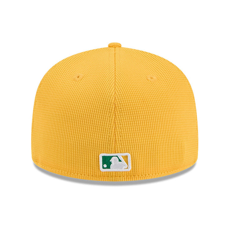 New Era 59Fifty Oakland Athletics 2025 Spring Training Patch Hat - Gold