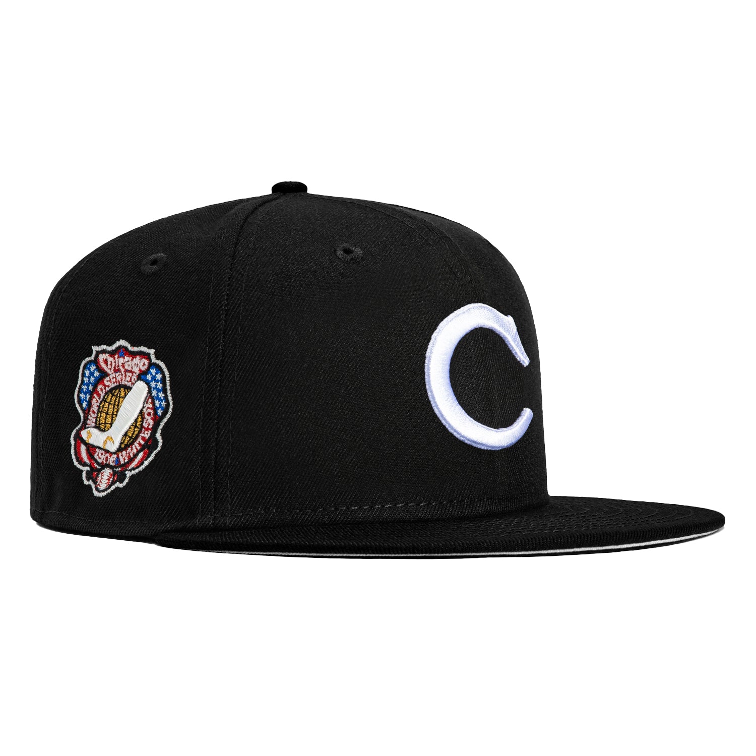 New Era 59Fifty City Sleeps Chicago White Sox 1906 World Series Patch Hat - Black, White