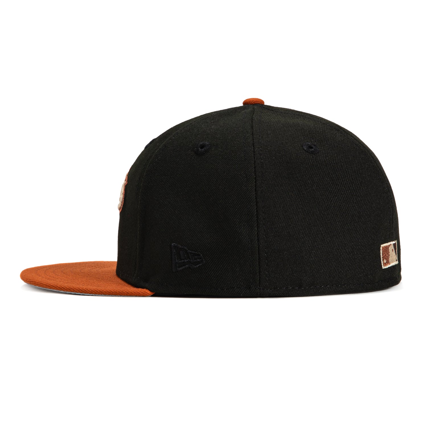 New Era 59Fifty Los Angeles Dodgers 40th Anniversary Stadium Patch Word Hat - Black, Burnt Orange