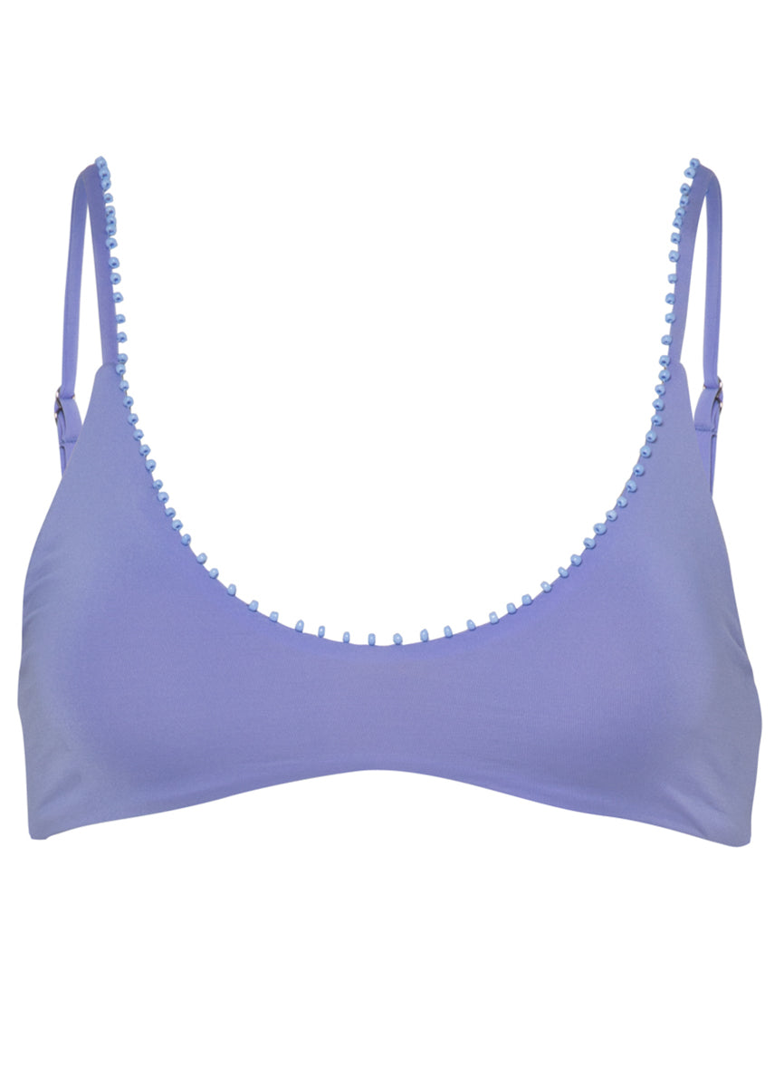 Maaji Deep Periwinkle Liberties Classic Bralette Bikini Top