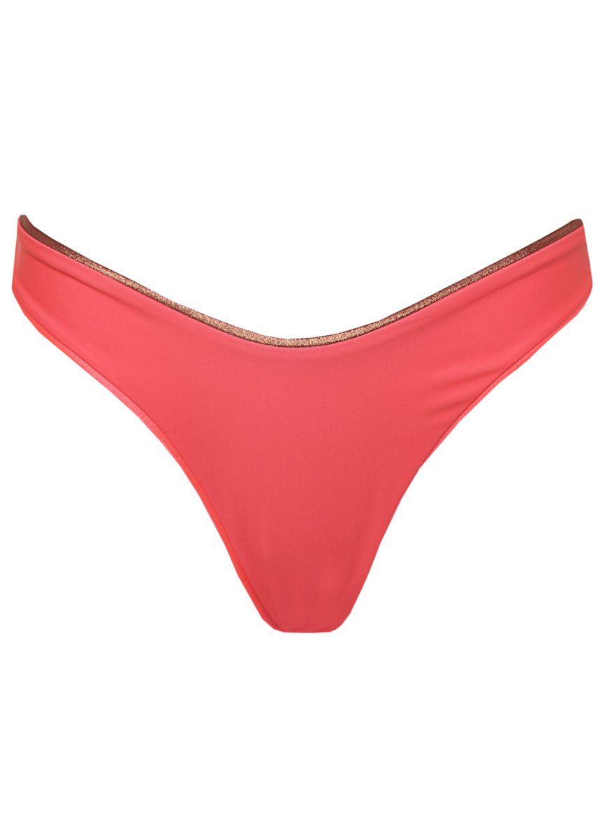 Maaji Cerise Splendour Regular Rise Thin Side Bikini Bottom