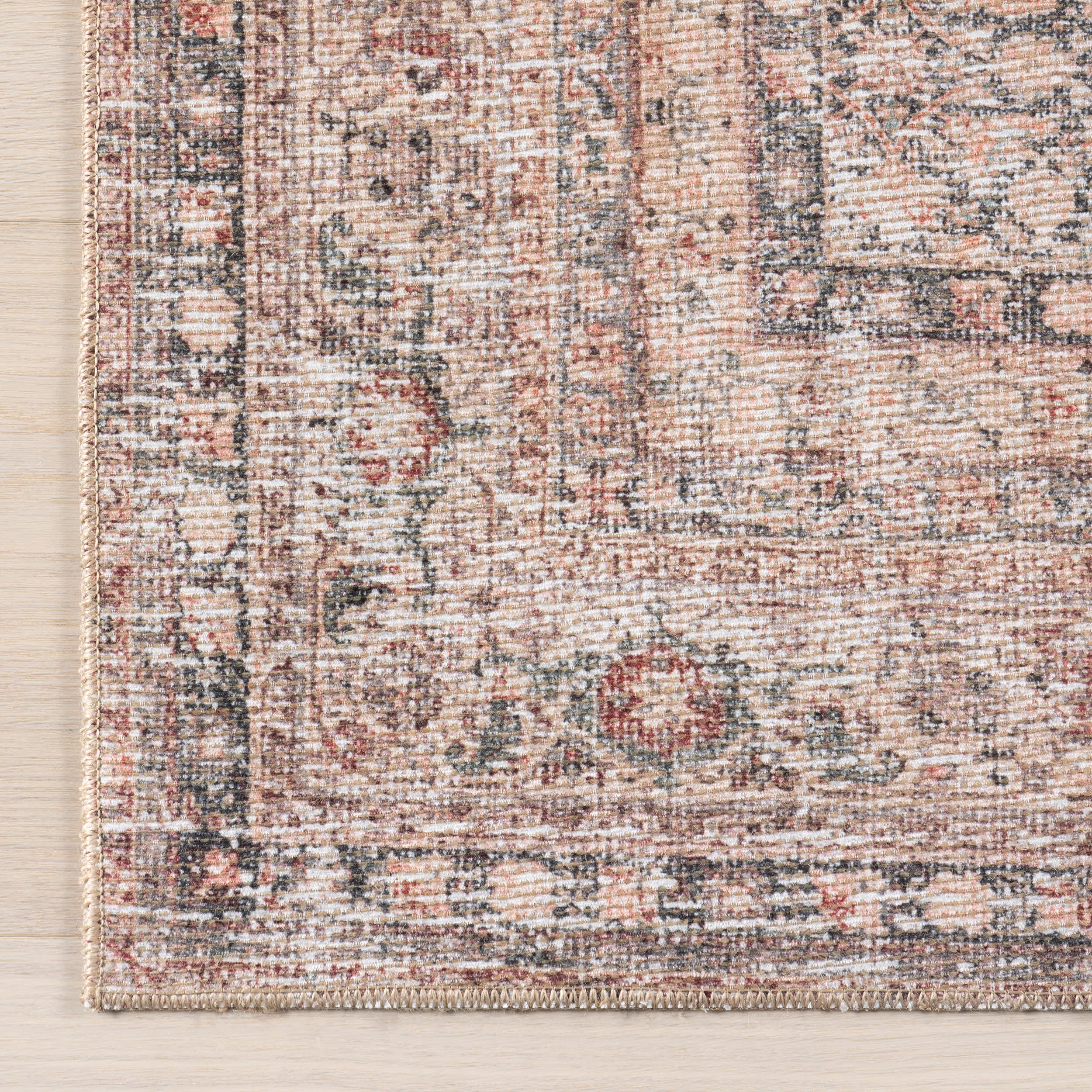 Bronte Vintage Rug | Light Brown