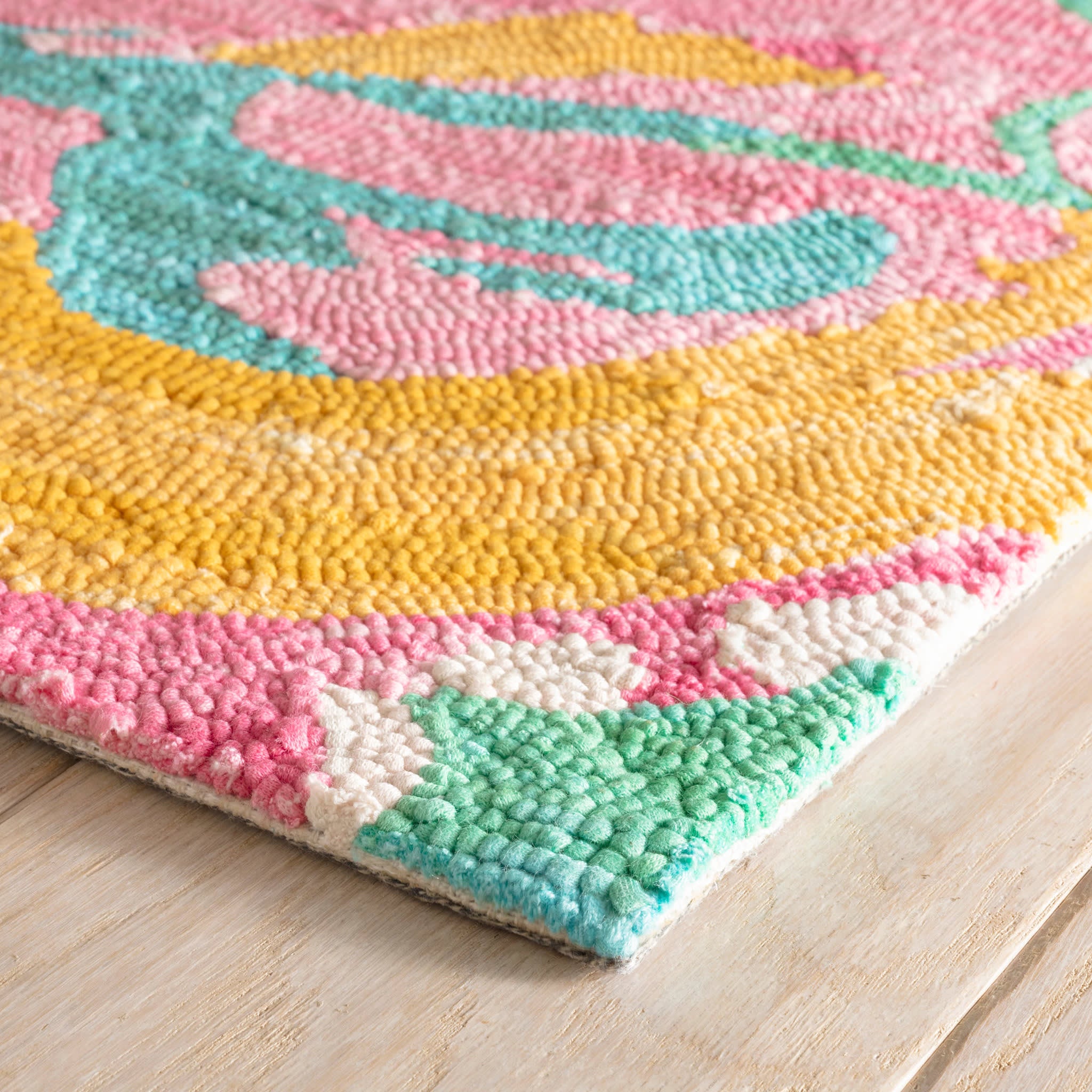 Dew Pond Hand Micro Hooked Cotton Rug