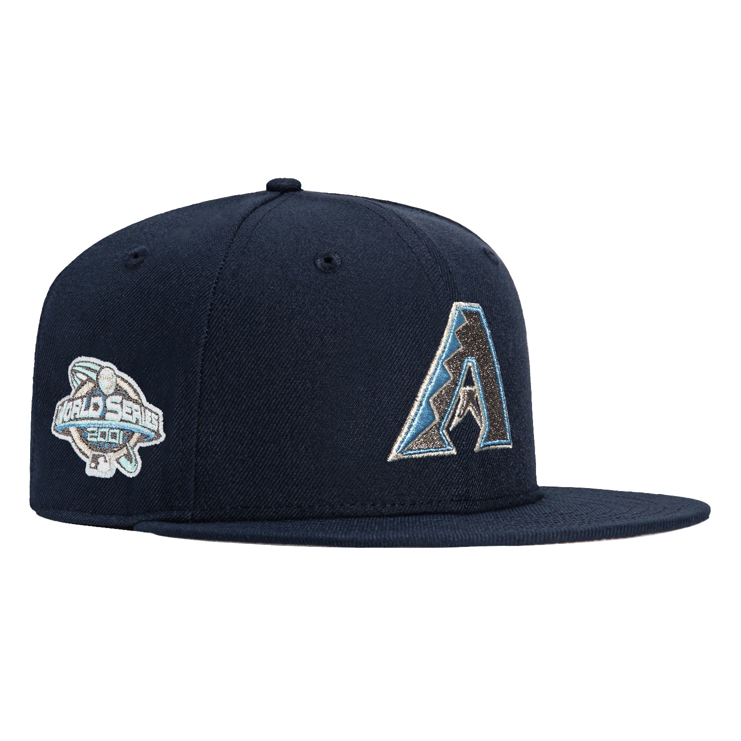 New Era 59Fifty Galaxy Pack Arizona Diamondbacks 2001 World Series Patch A Hat - Navy